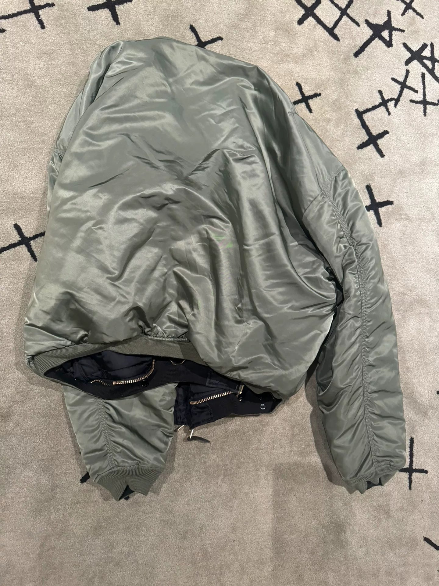 reversible bomber jacket by vetements ss17