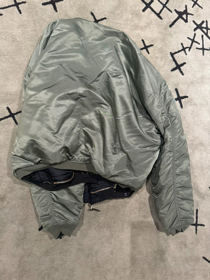 reversible bomber jacket by vetements ss17