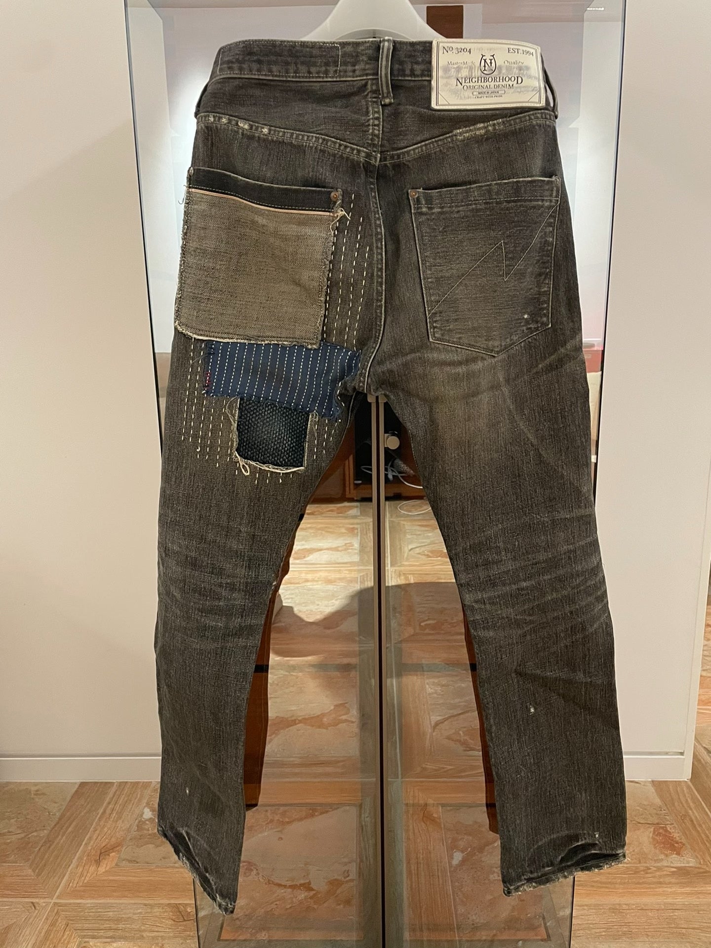 NEIGHBORHOOD Indigo Patch Miner Jeans S