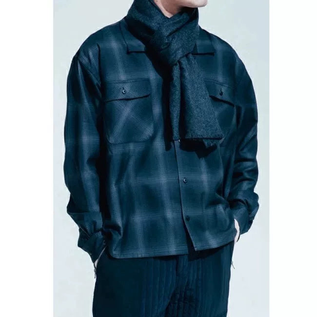 Porter Classic Wool Plaid Shirt Jacket