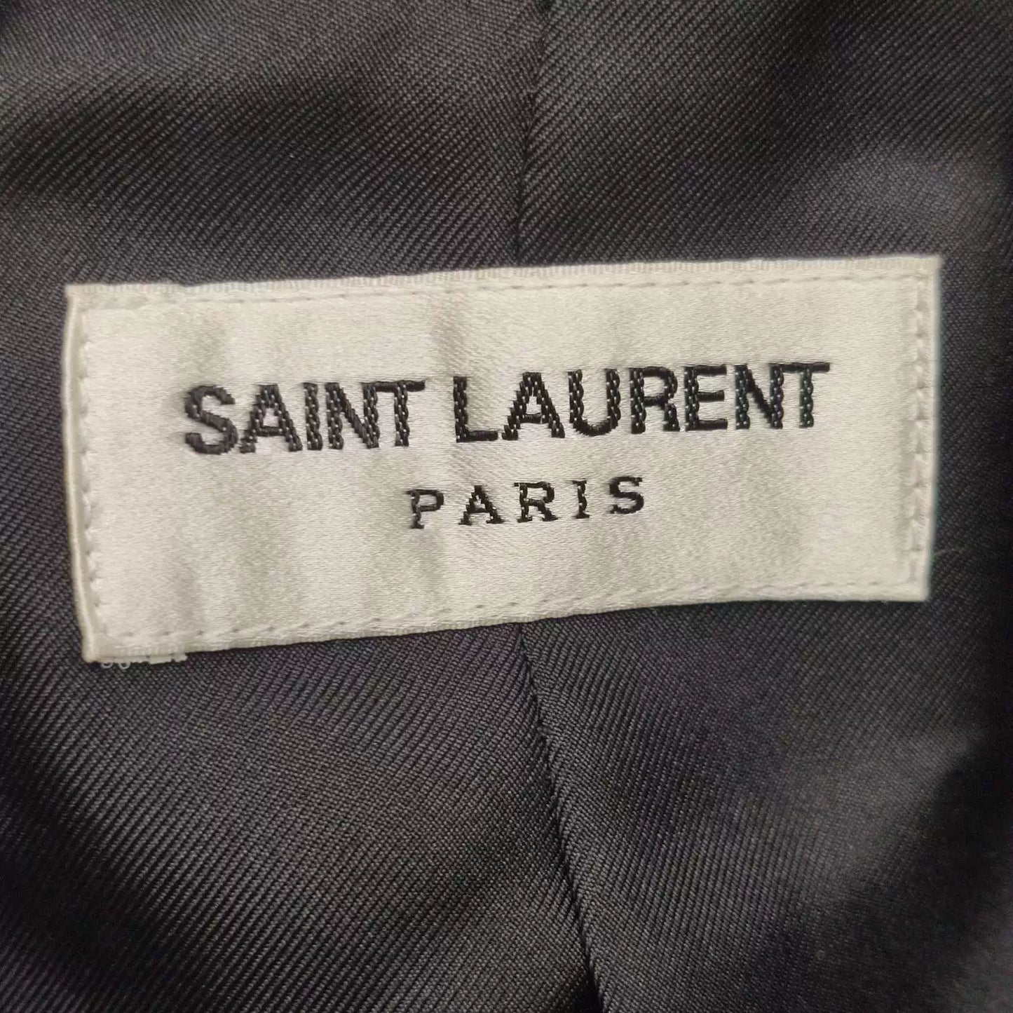 Saint Laurent Black Wool 3-Button Blazer