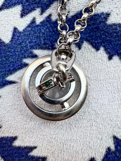 Vivienne Westwood Vintage 925 Silver Orb Necklace