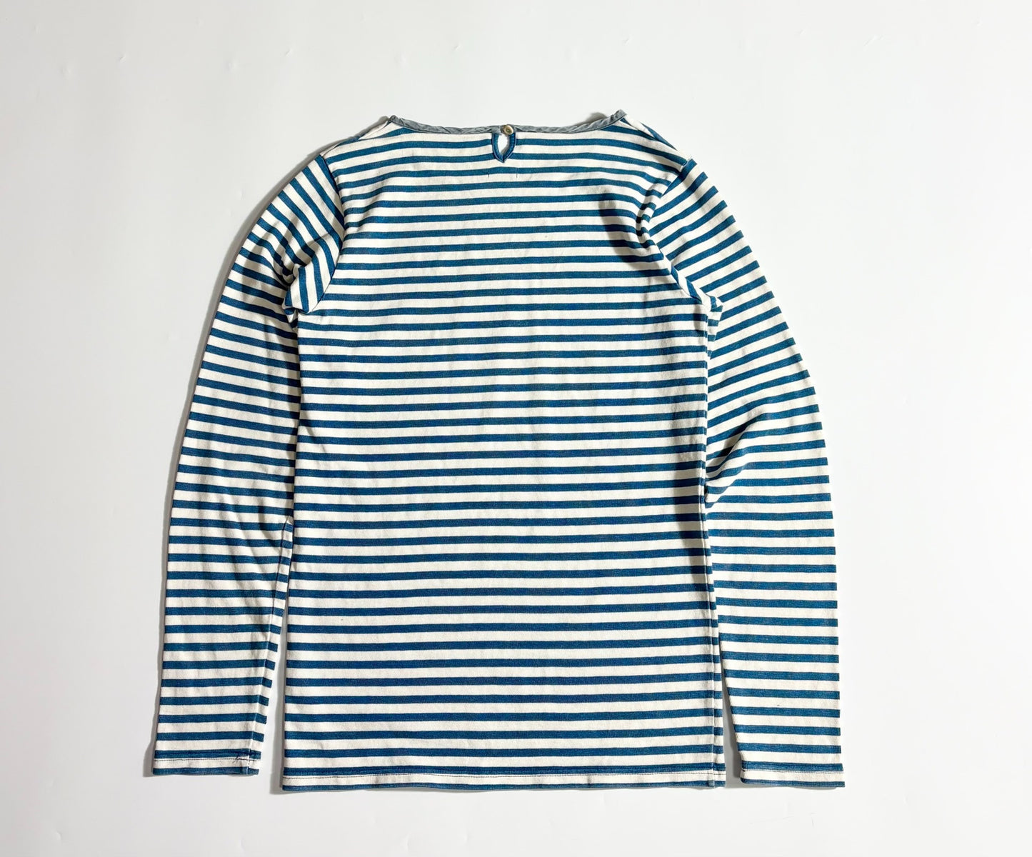 Visvim Indigo Stripe Long Sleeve