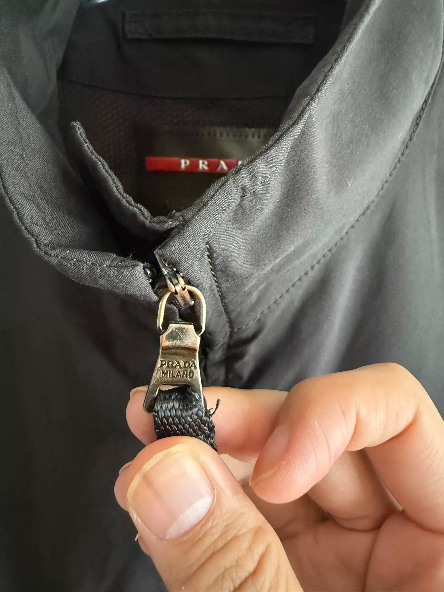 Prada Nylon Vest with Red Label