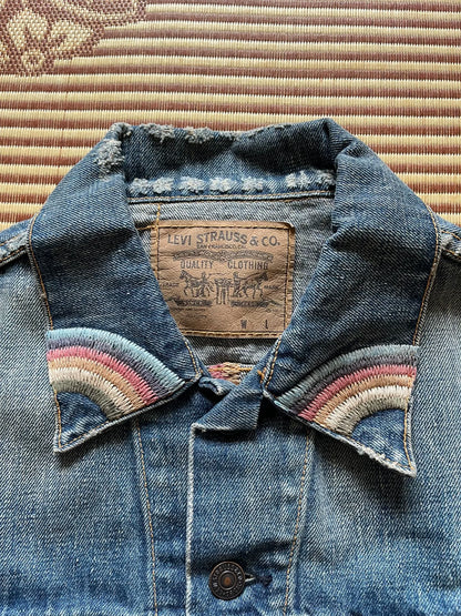 Levis LVC 3rd Washed Denim Embroidered Vest