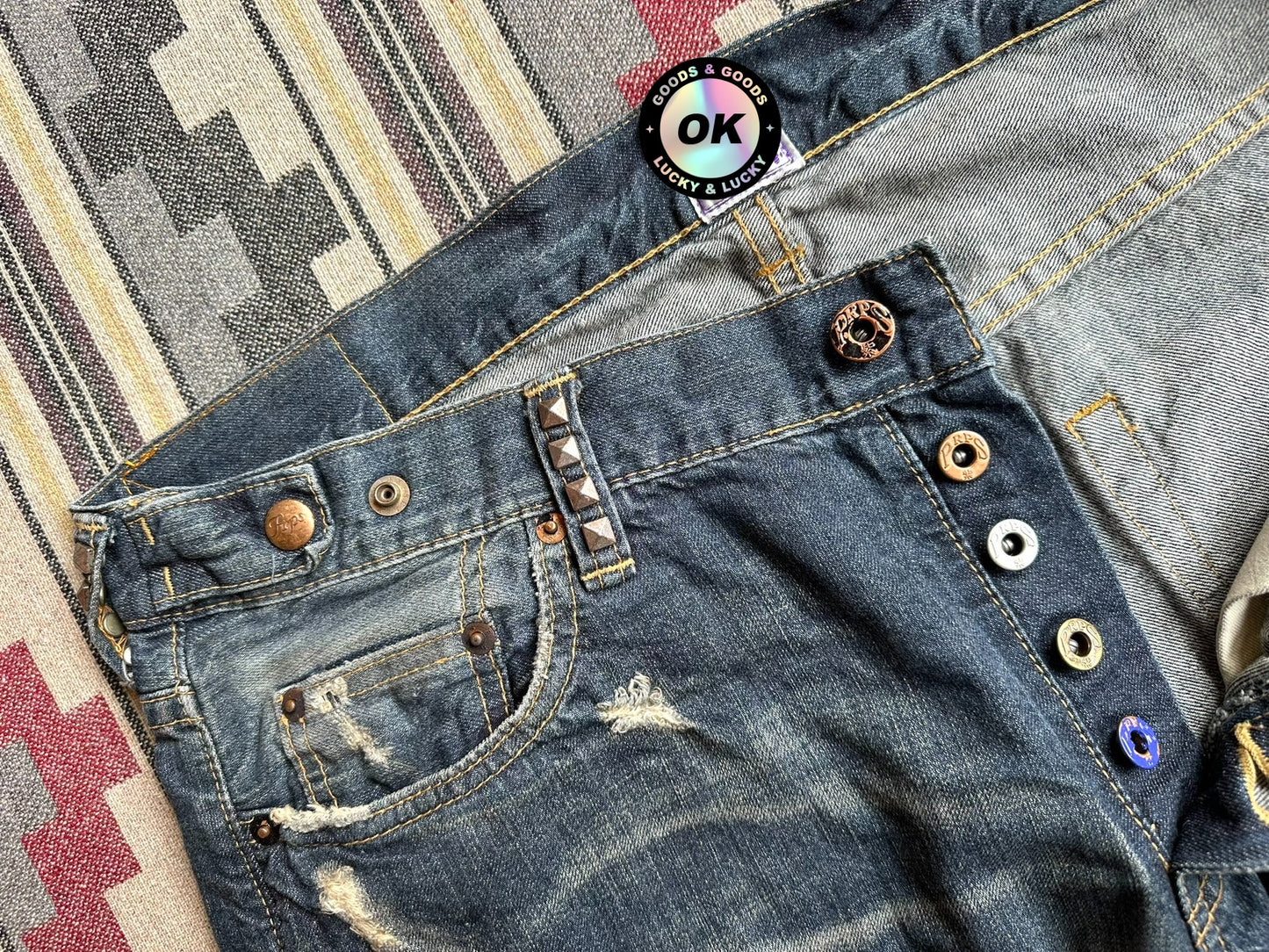 Prps Heavy Washed Distressed Jeans