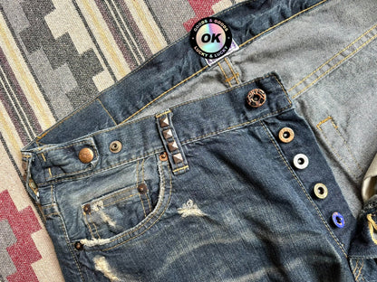 Prps Heavy Washed Distressed Jeans