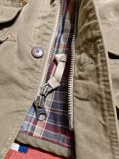 RRL Distressed Canvas Safari Jacket