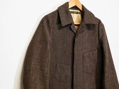freewheelers duesenberg long wool trench coat