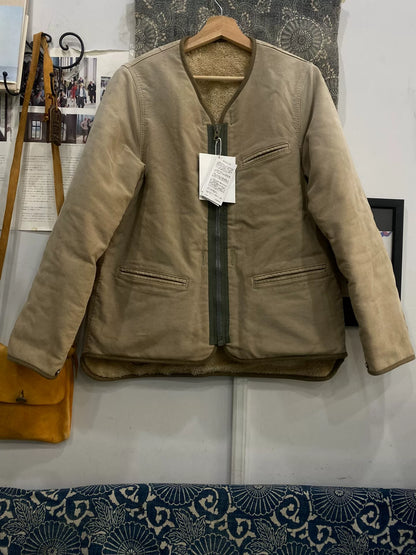 visvim contrary dept liner jacket in beige