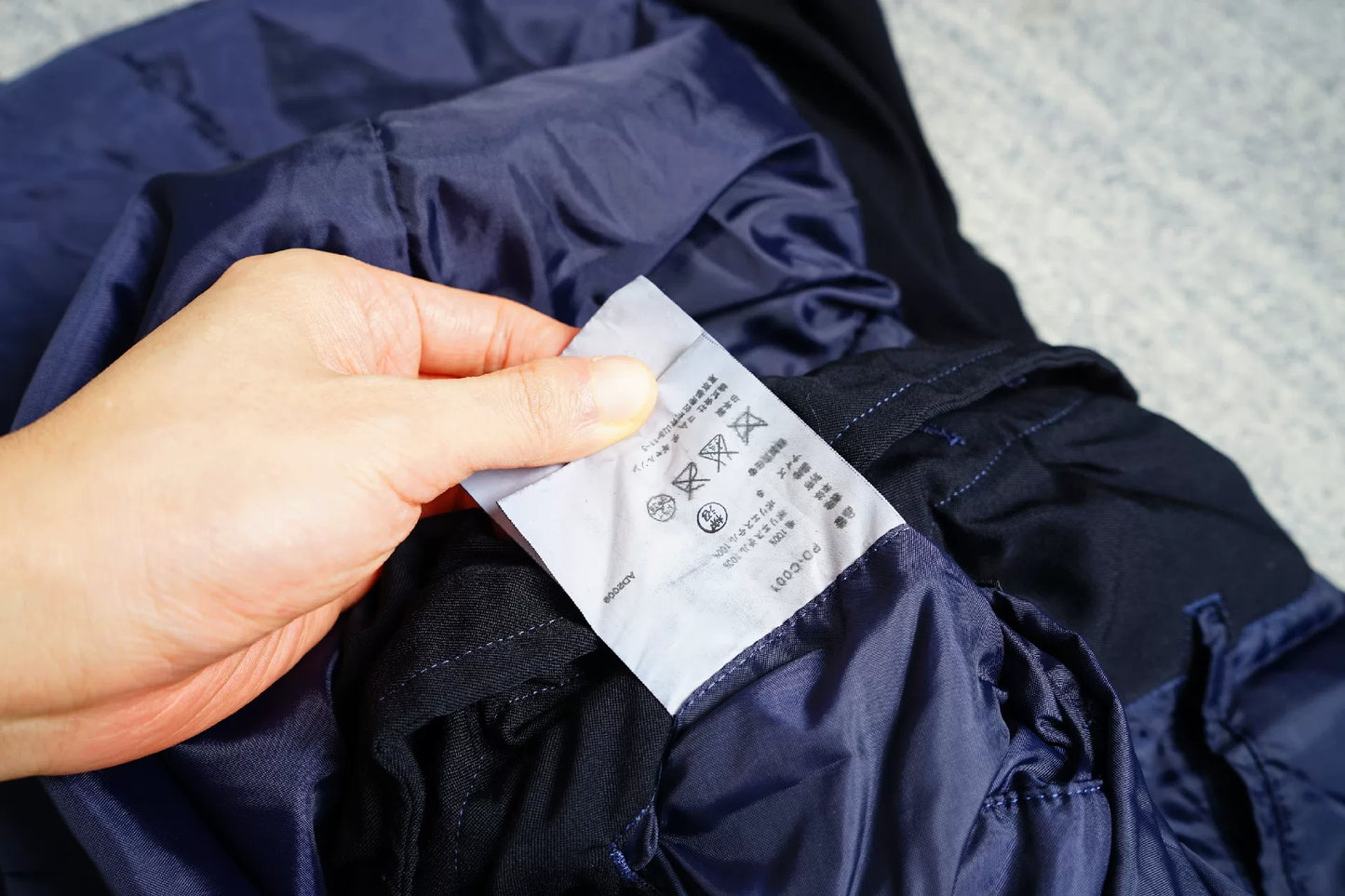 Comme des Garçons Pleated Toggle Button Coat