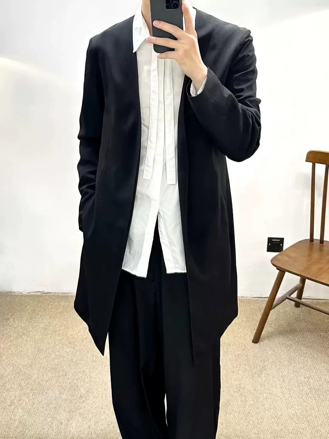 Yohji Yamamoto S/S 2016 Ribbon Shirt
