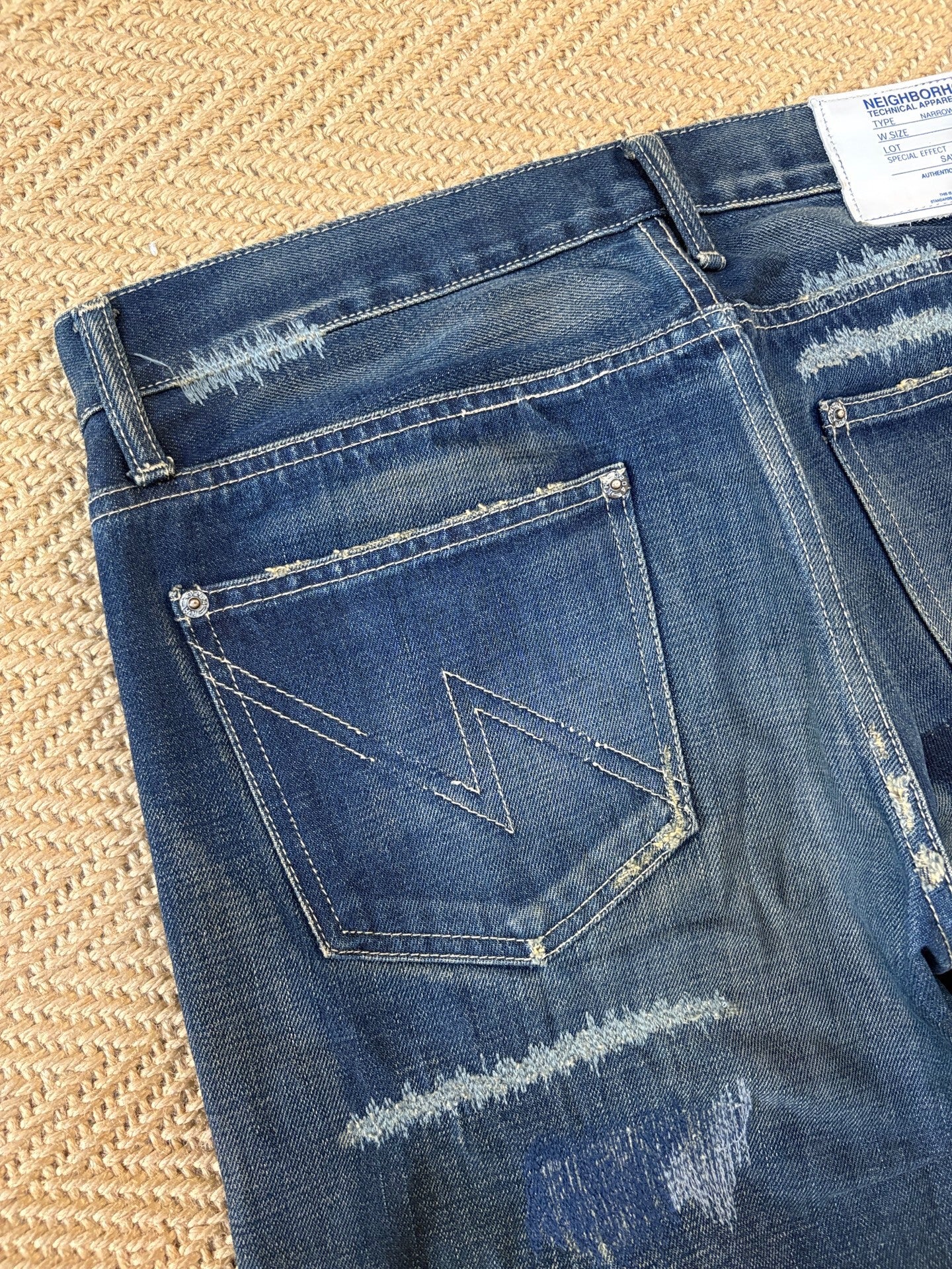 Neighborhood 2007 Distressed Denim Jeans