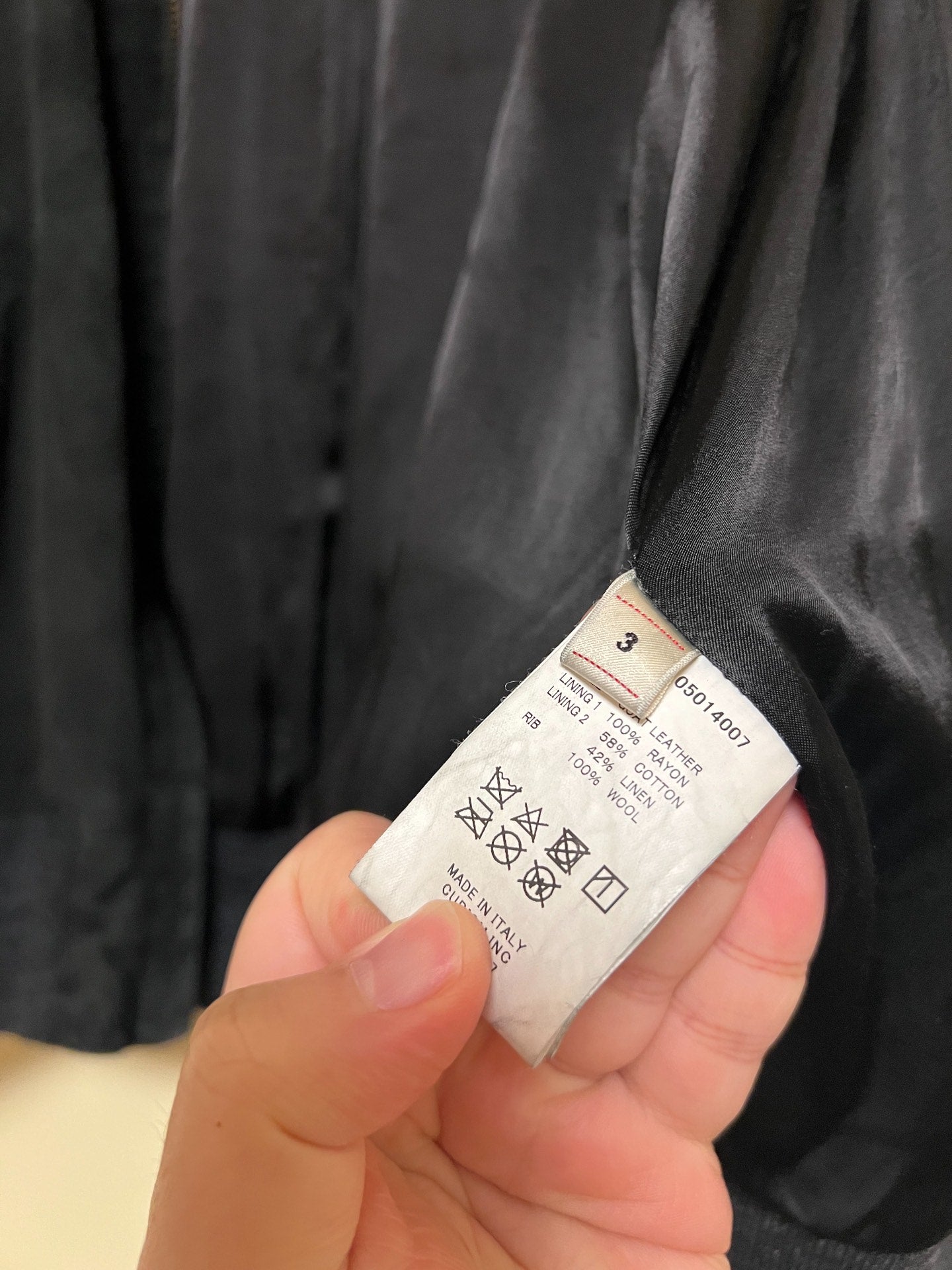Visvim 18ss Goat Leather Varsity Jacket