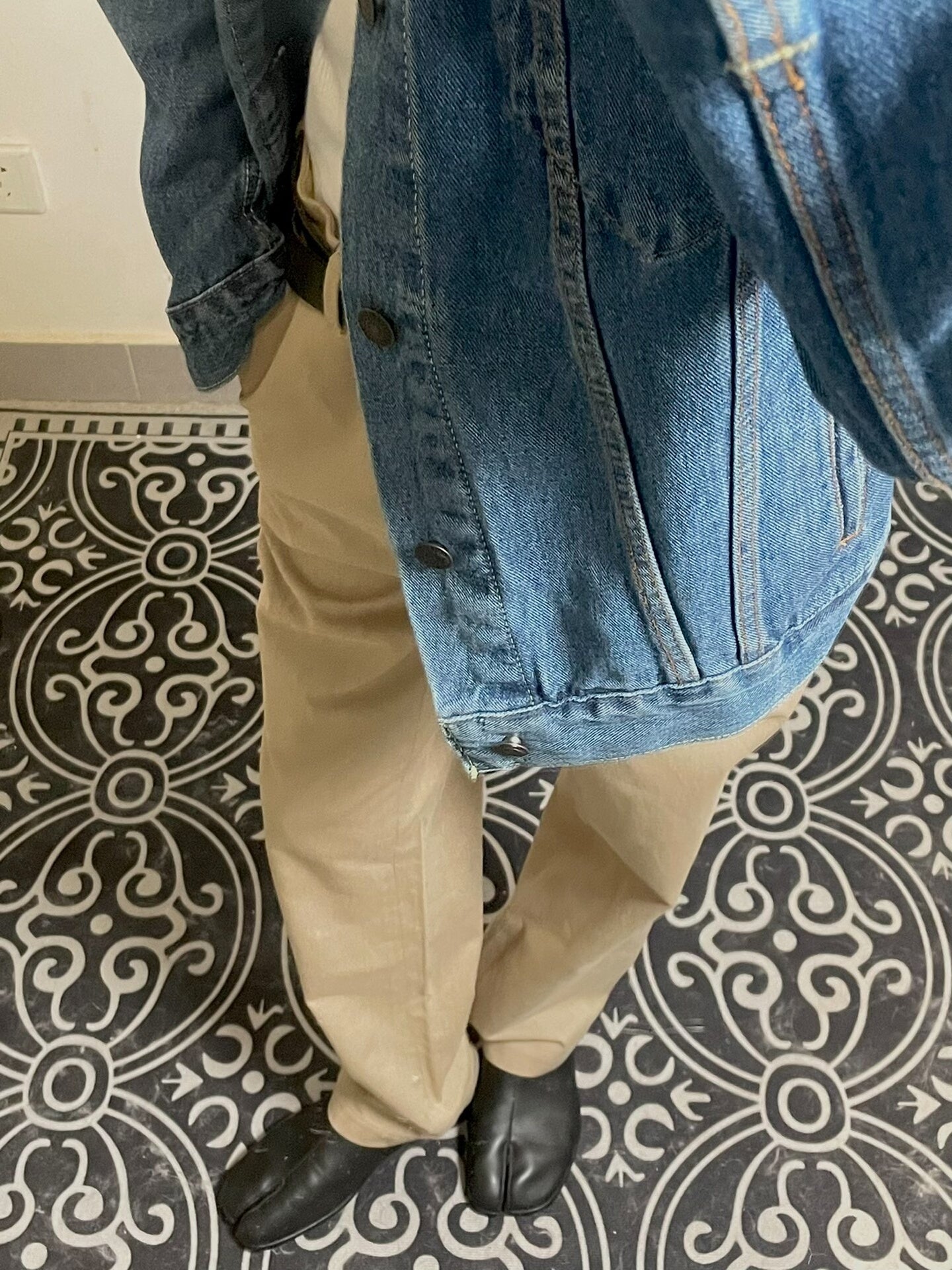 Maison Martin Margiela Casual Khaki Trousers