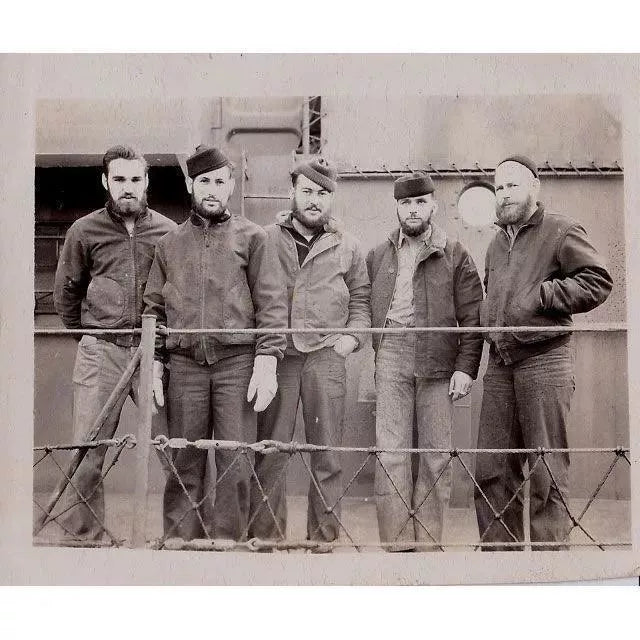 Navy Deck Jacket with Fleece Lining