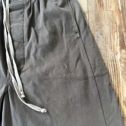 Rick Owens Gray Drop-Crotch Shorts