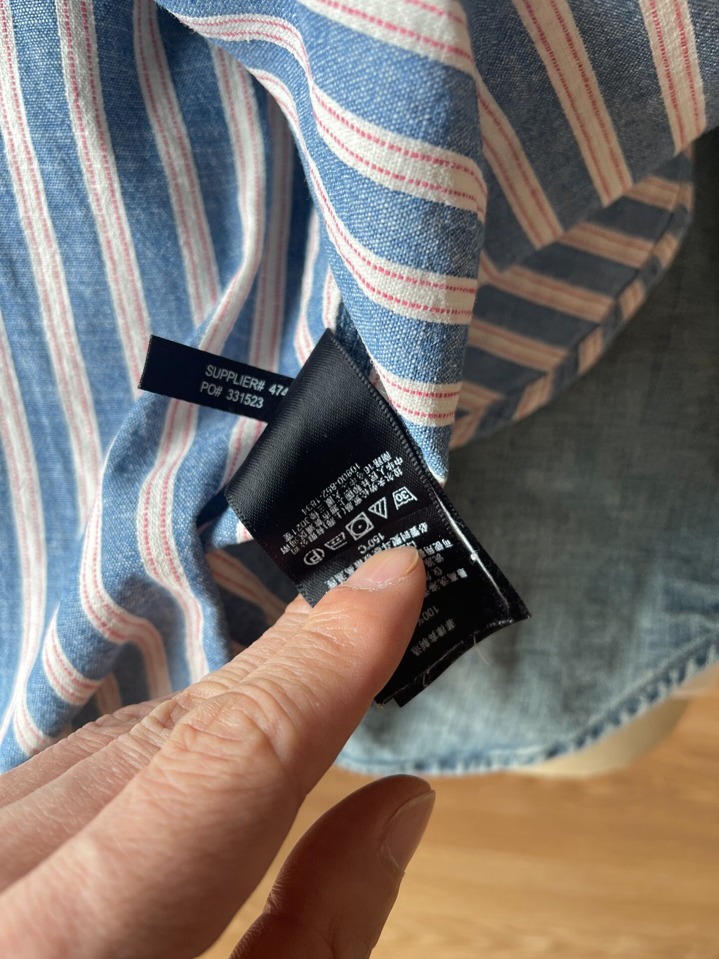 RRL Double RL Western Stripe Shirt