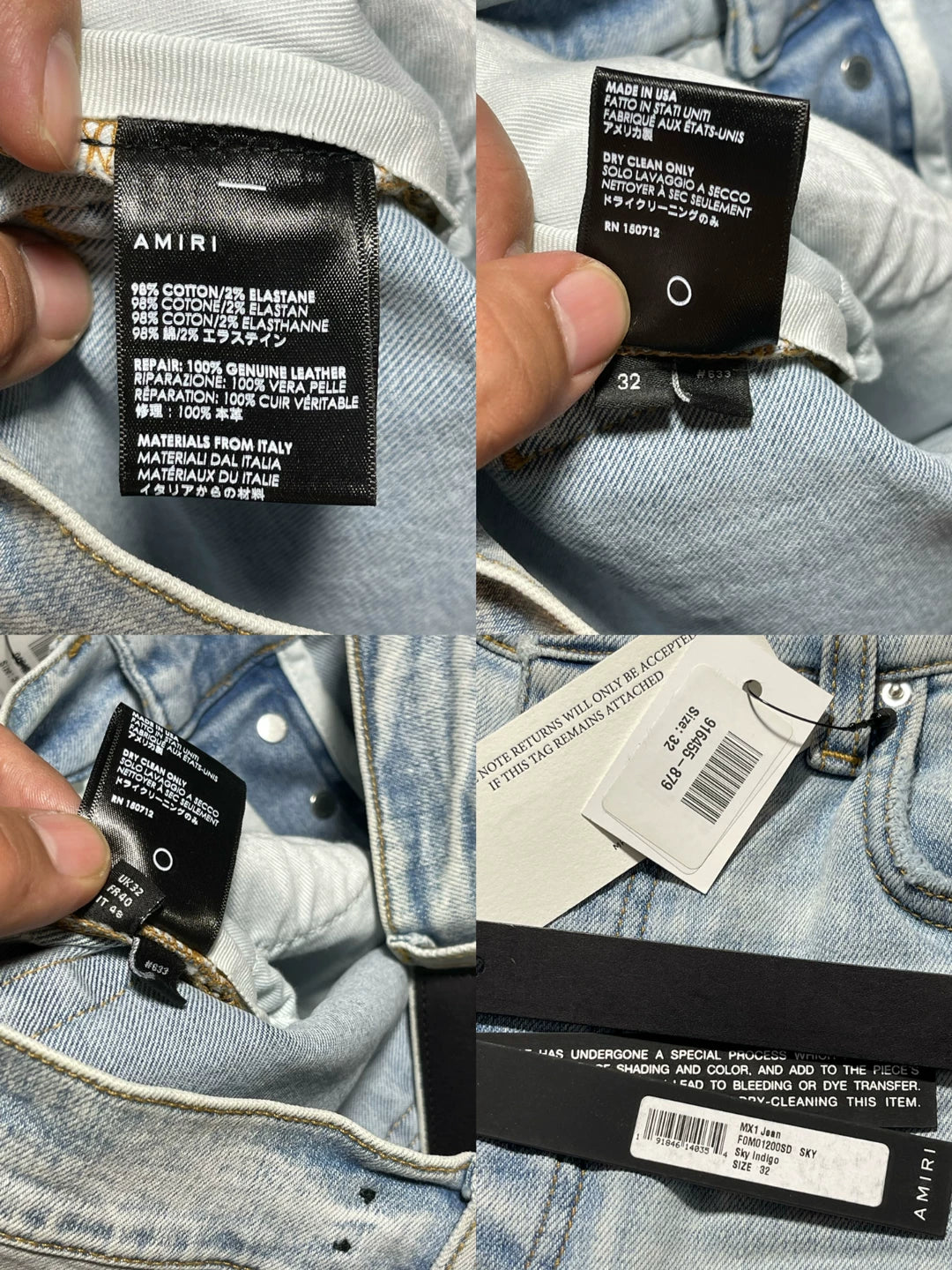 amiri mx1 distressed skinny jeans