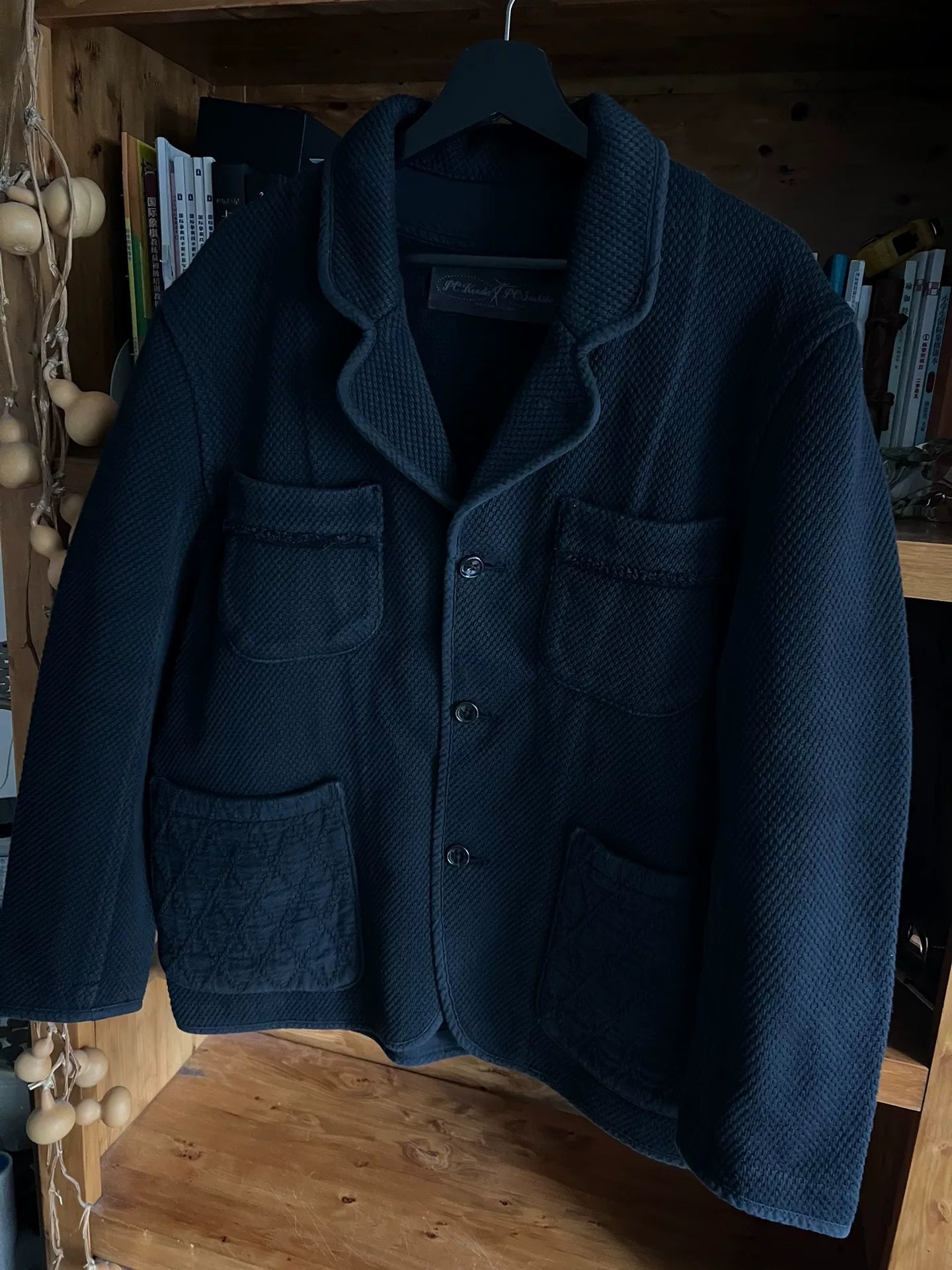 porter classic kendo black jacket with pockets