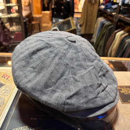 RRL Herringbone Newsboy Cap