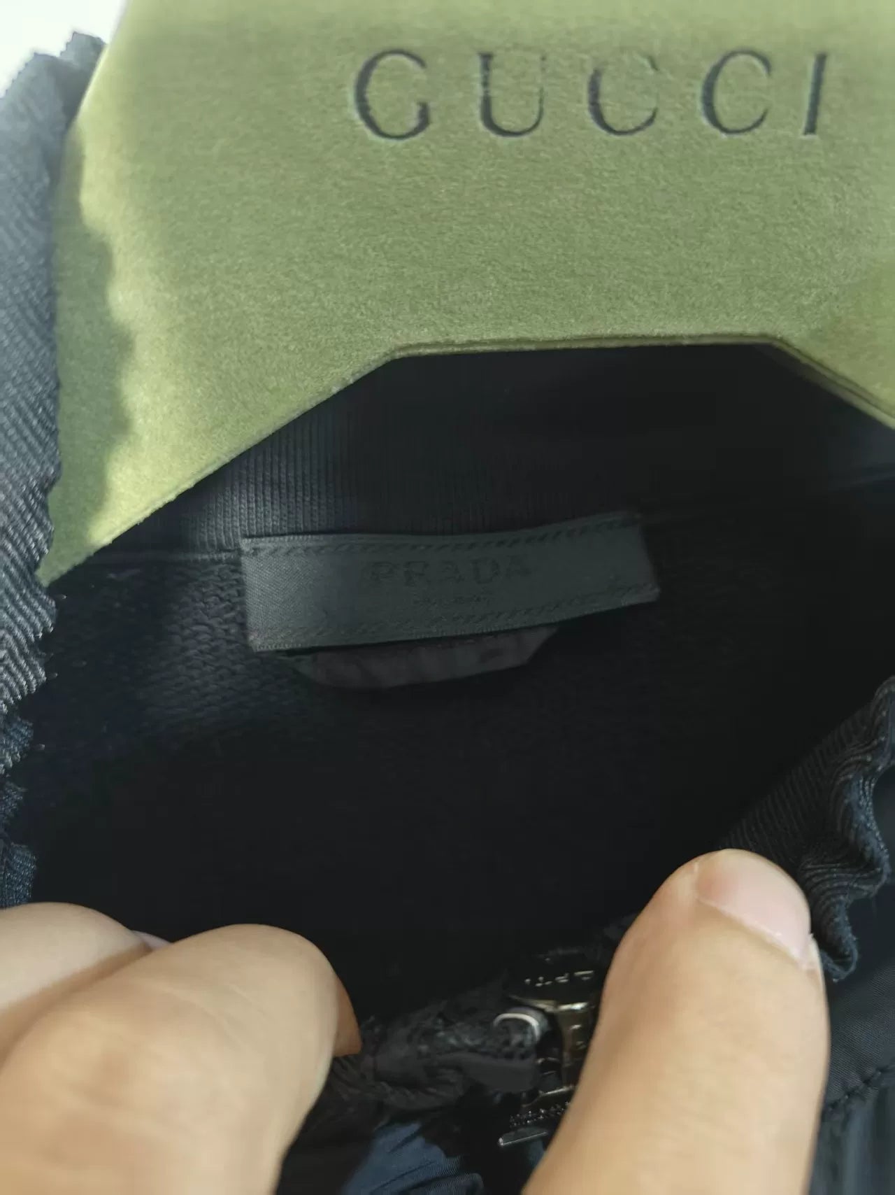 Prada Nylon Zip Jacket for Sale