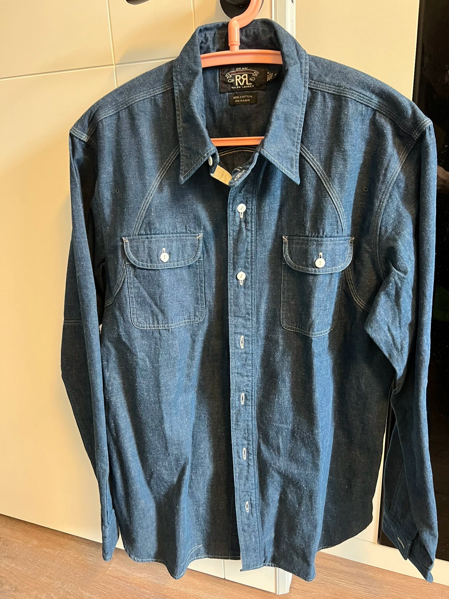 rrl patterned button-up shirt collection