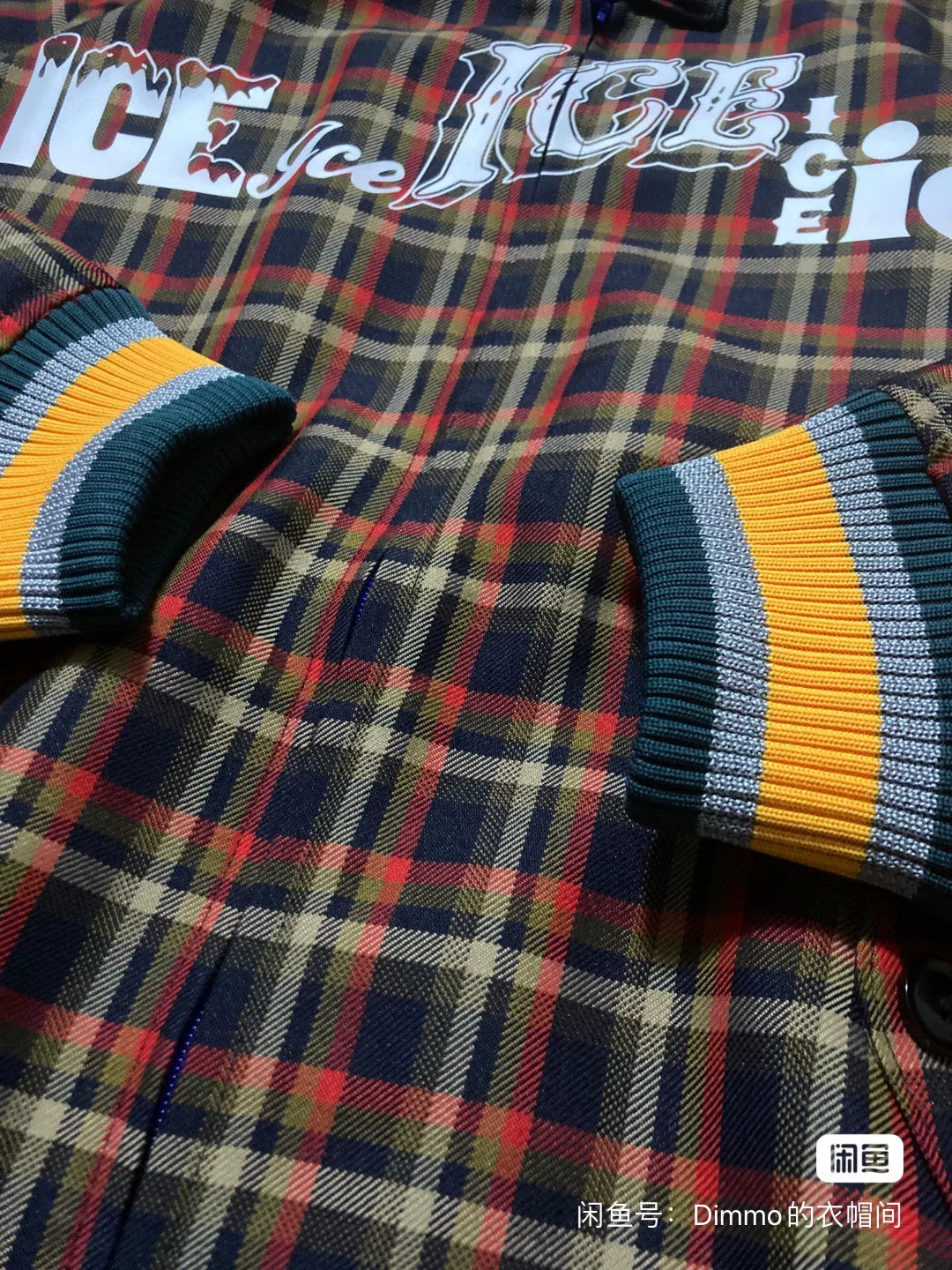 Kolor 20SS Plaid ICE Print Jacket