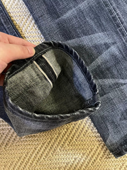 neighborhood black wash denim pants