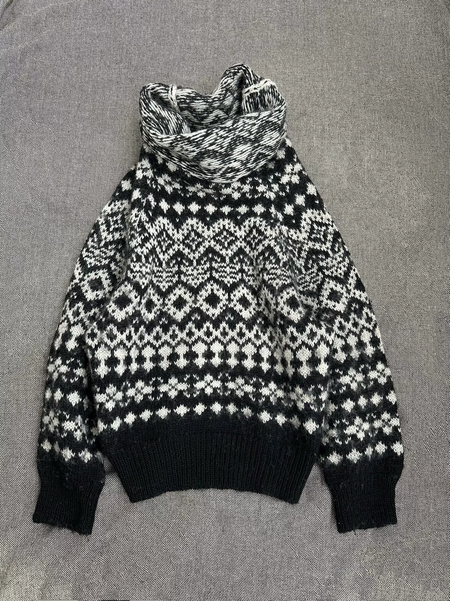 Yohji Yamamoto 11AW Geometric Sweater