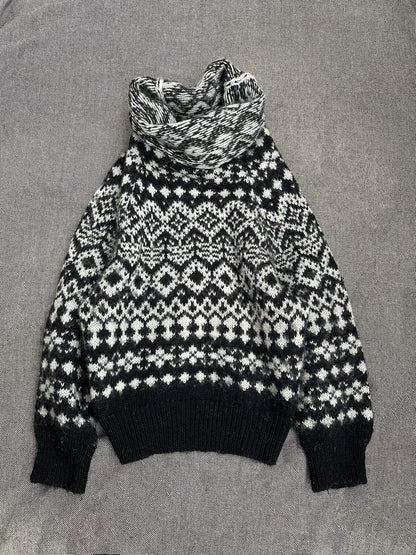 Yohji Yamamoto 11AW Geometric Sweater