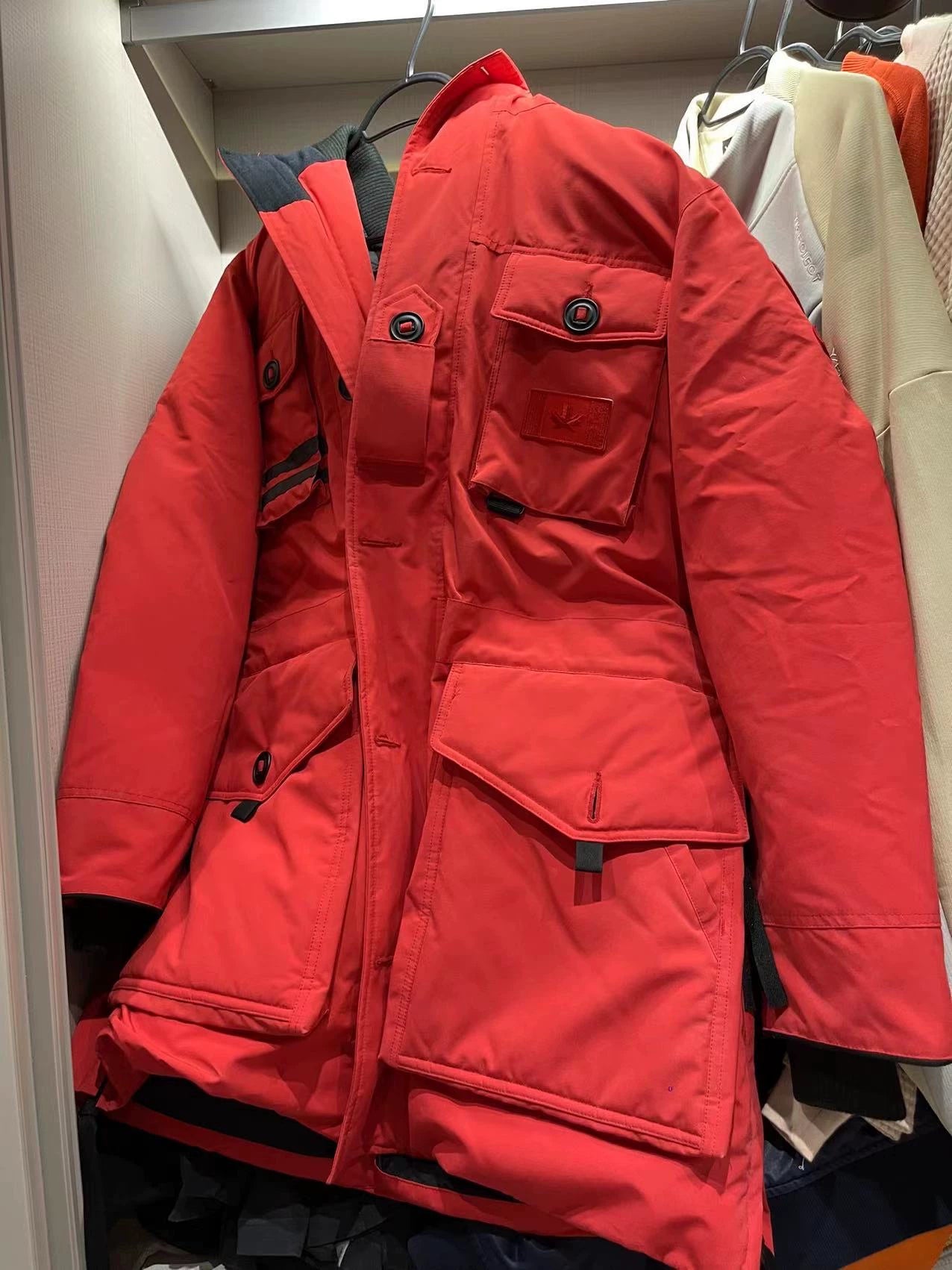 Canada Goose Down Jacket with Fur Hood