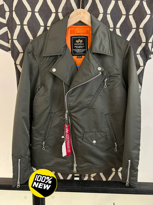 alpha motorcycle jacket in size medium