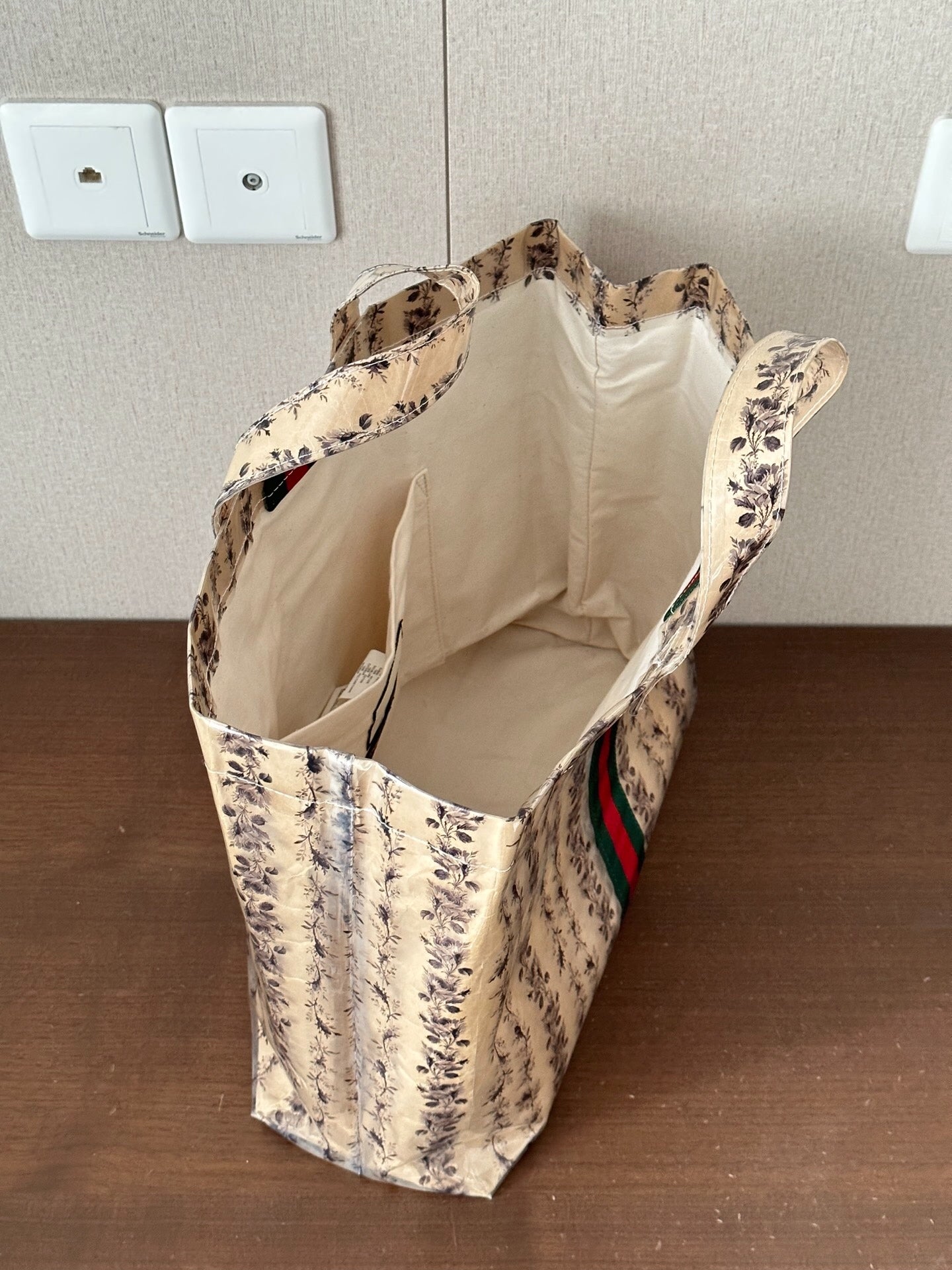 CDG x Gucci Limited Print Tote Bag