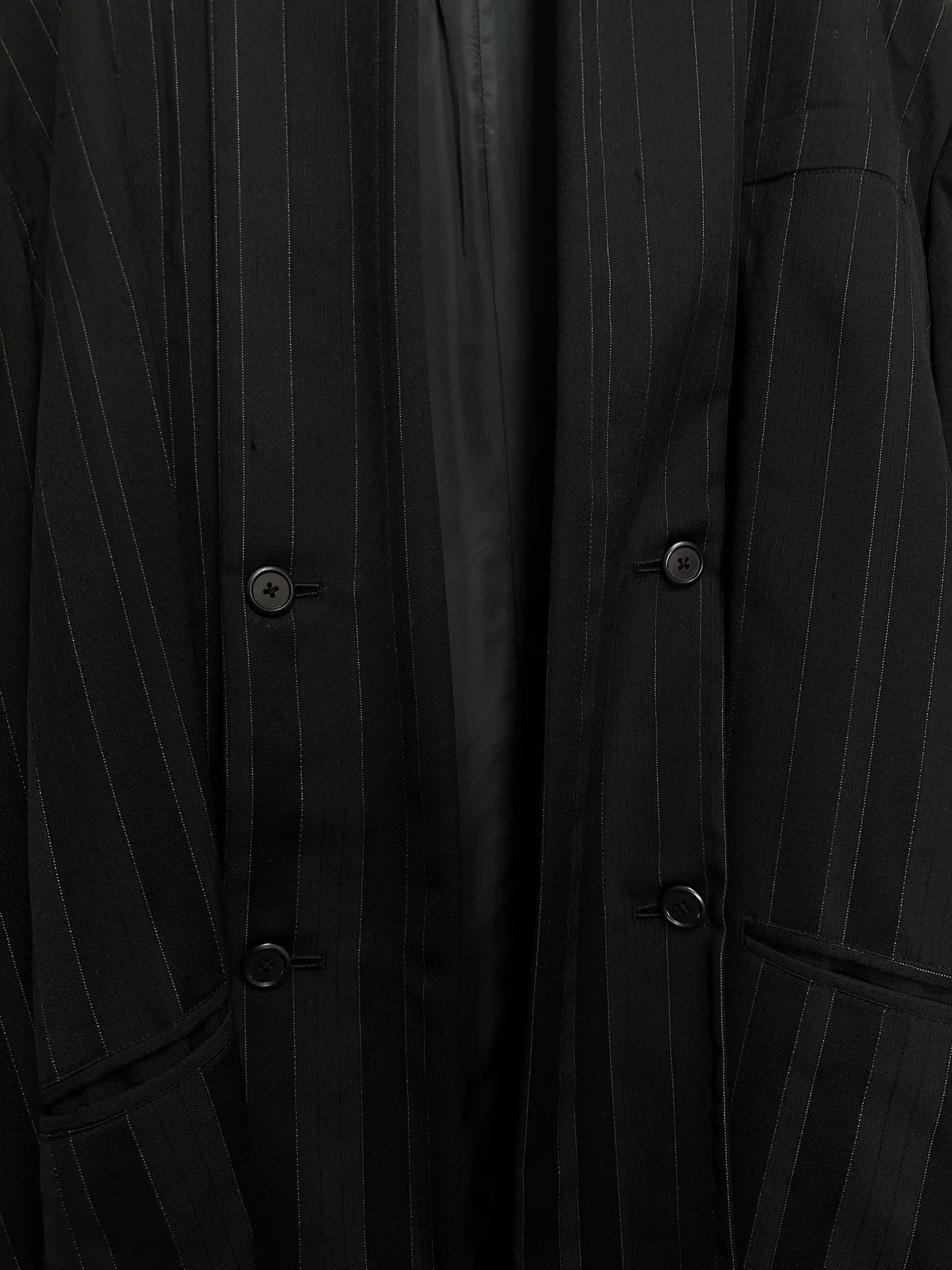 yohji yamamoto striped jacket from 1985