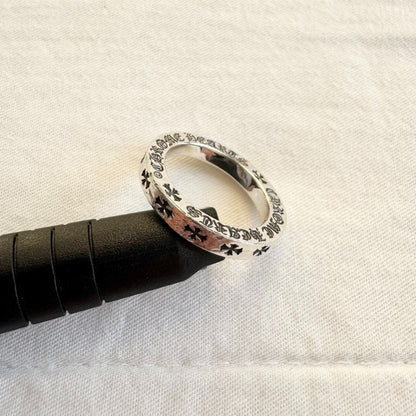 chrome hearts narrow cross eternal ring US6