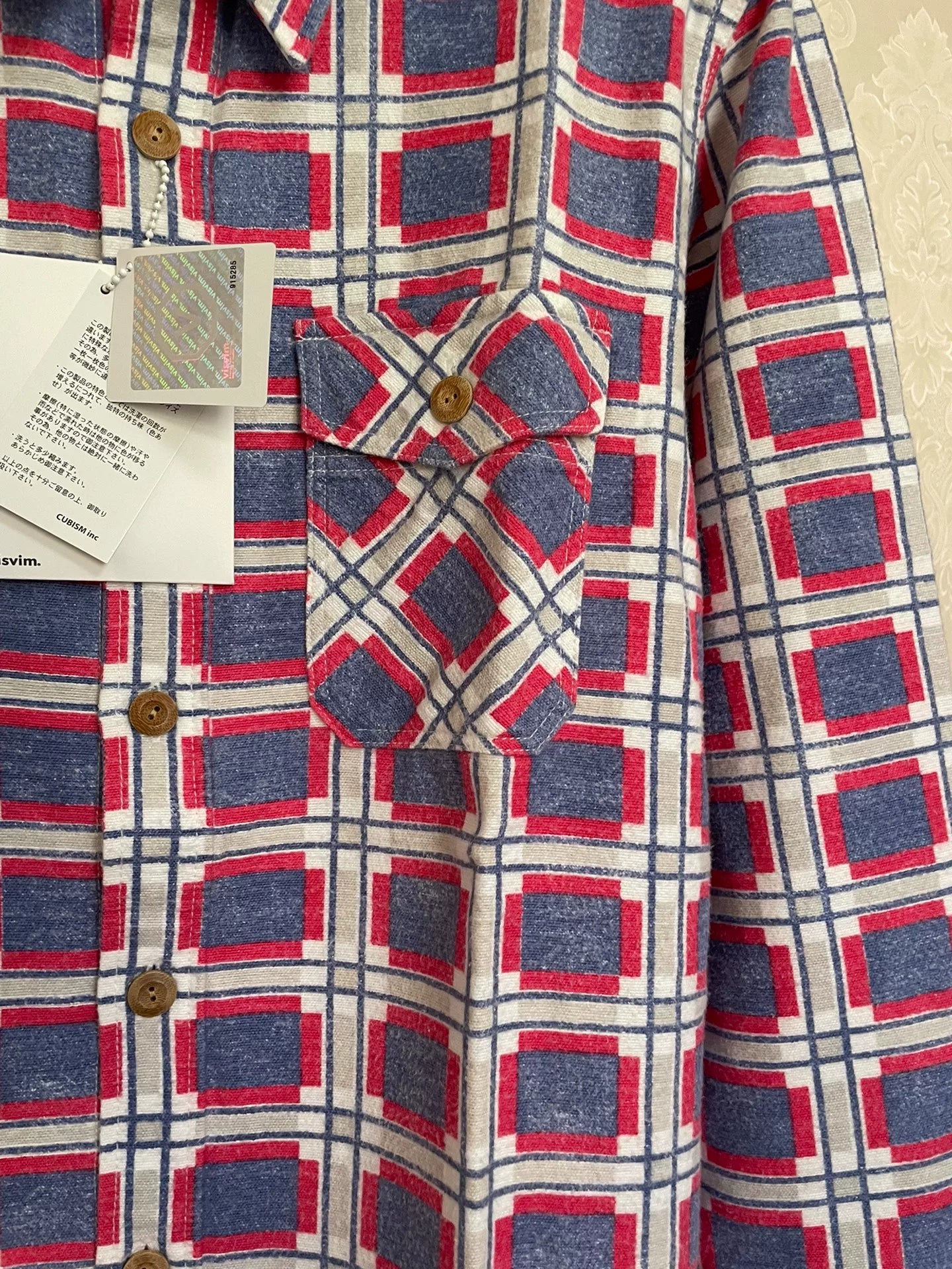 VISVIM BLACK ELK FLANNEL F.I.L. Limited