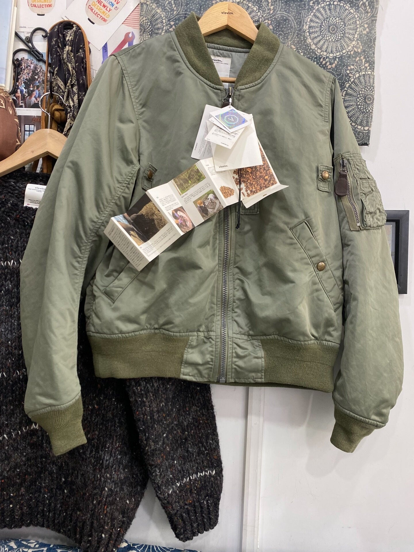 visvim ma-1 spot jacket with mud dye