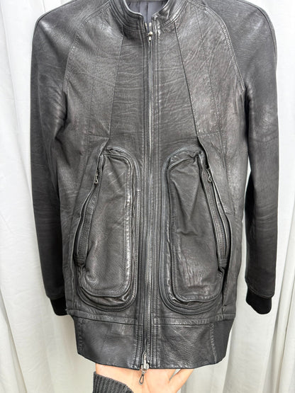 Julius 7 3D Pocket Leather Jacket