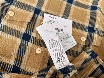 visvim lumber check long sleeve shirt