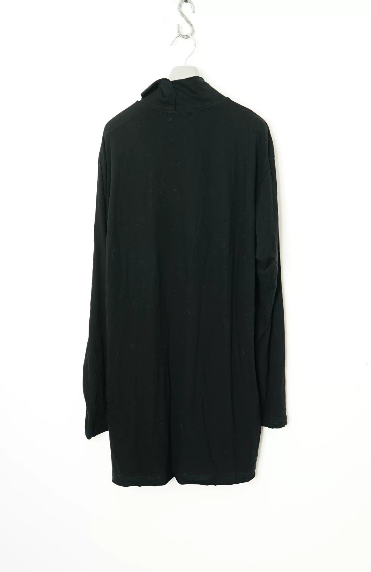 Yohji Yamamoto Button Turtleneck Scarf Tie Long Sleeve