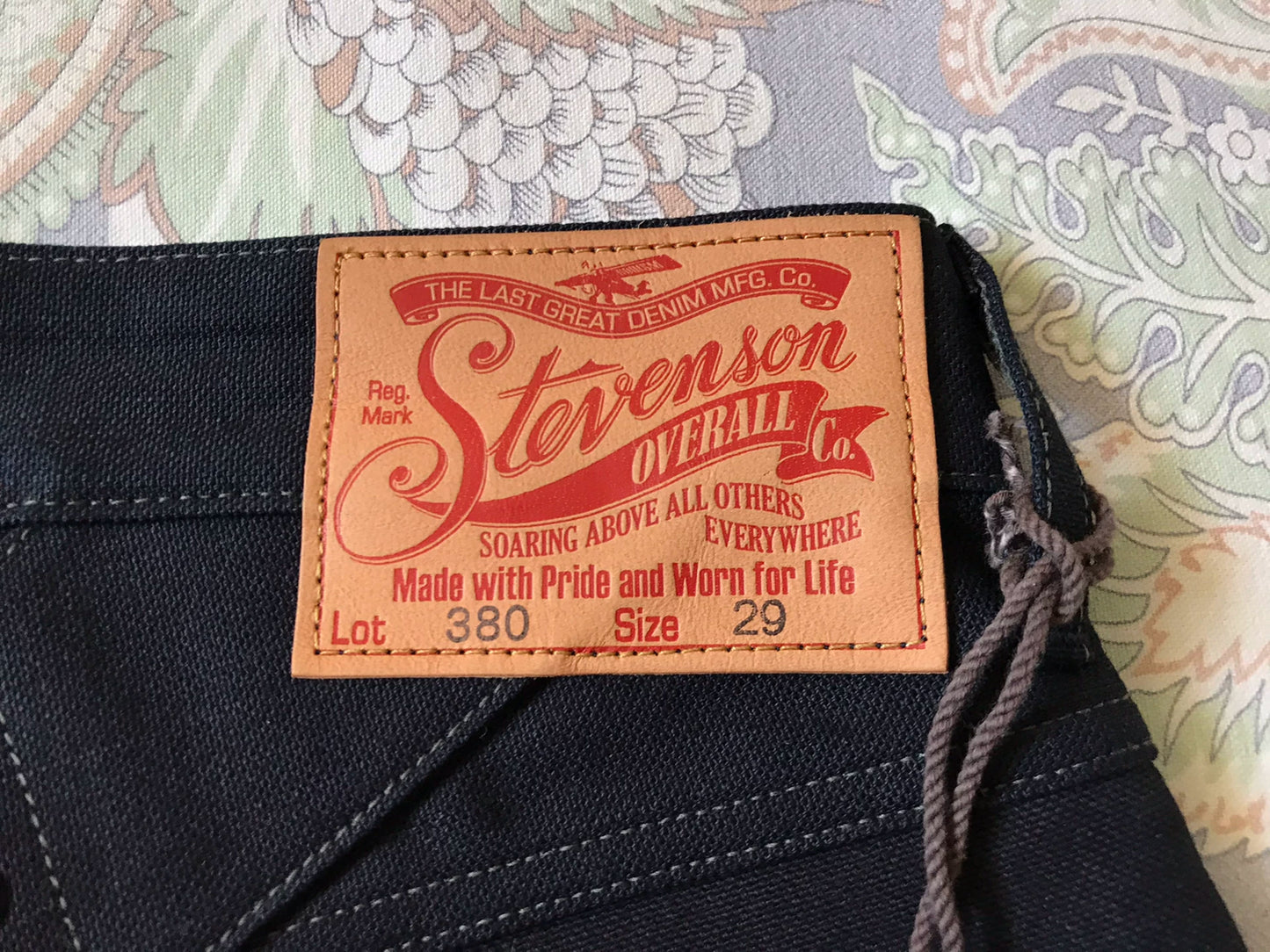 Stevenson Overall 380 Indigo Canvas Pants