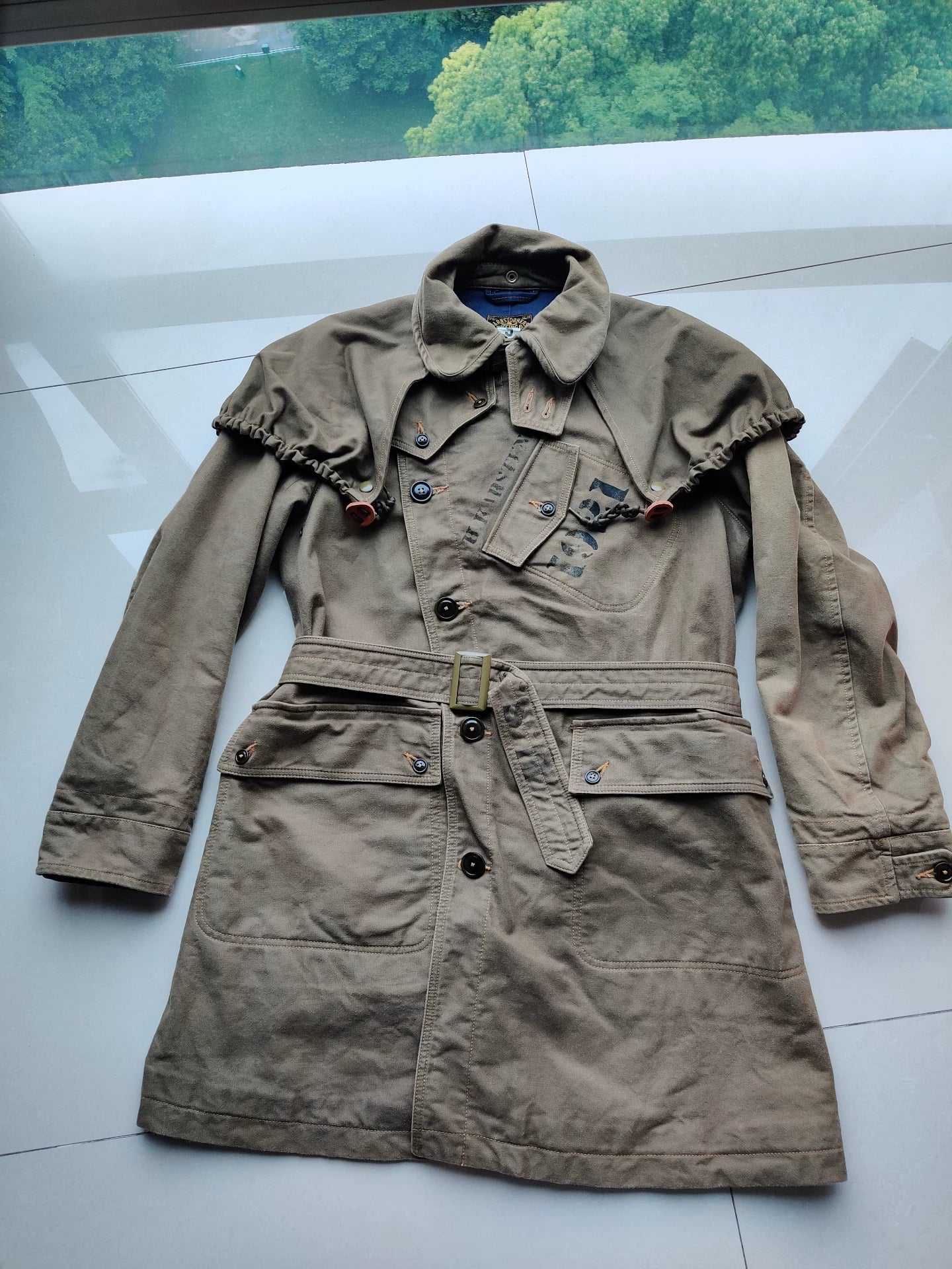 freewheelers limited trench coat size small