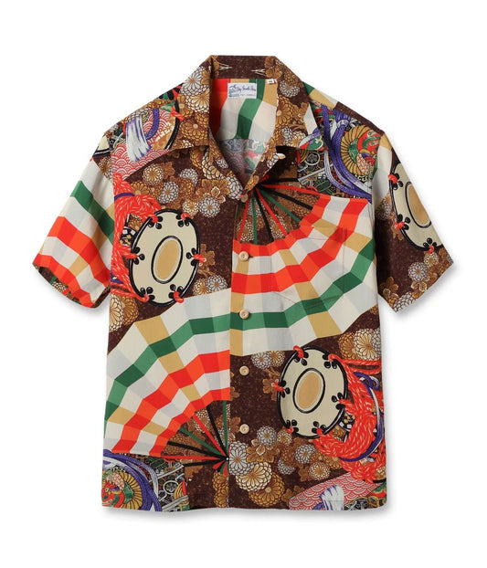 SUN SURF MIKAGURA Hawaiian Rayon Shirt