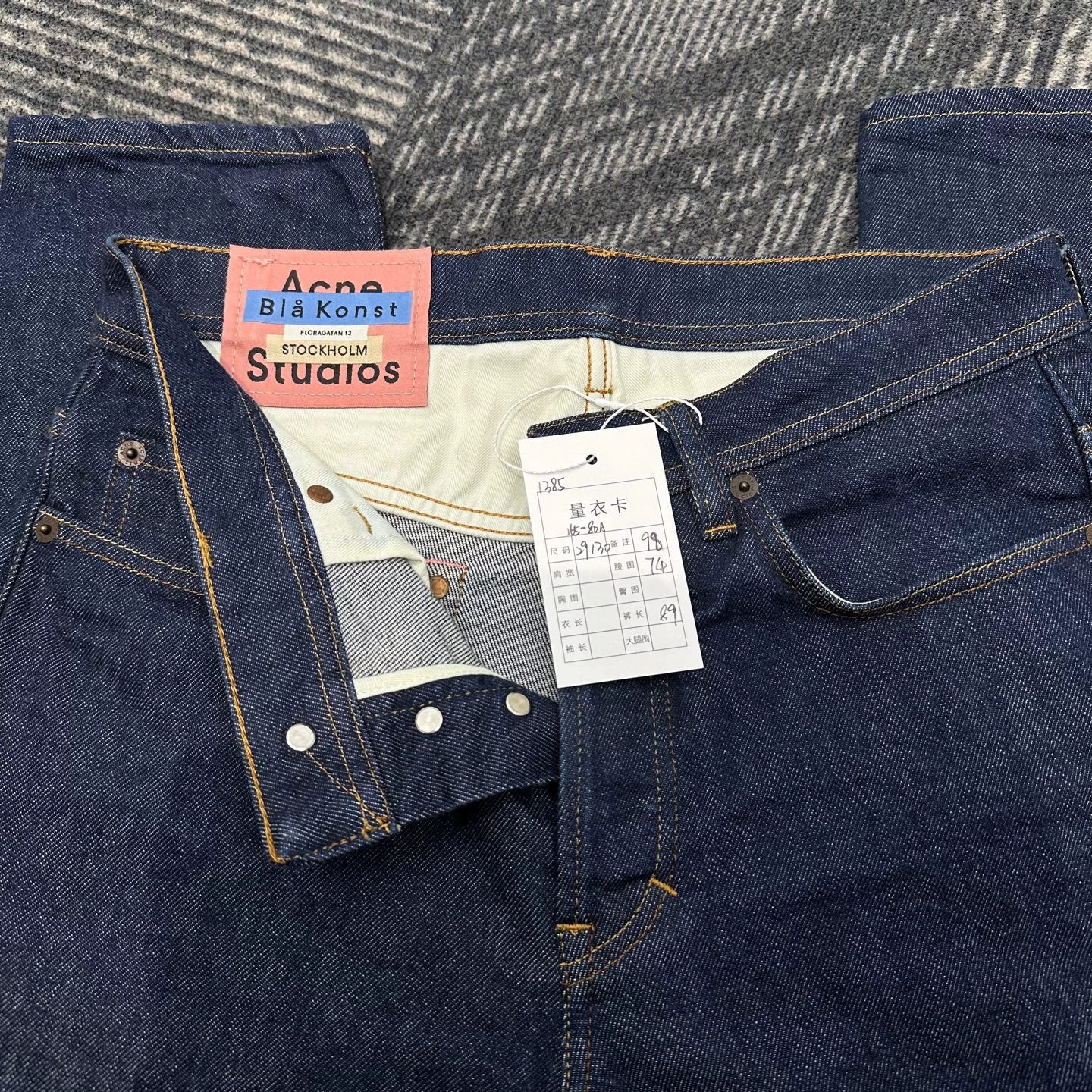 Acne Studios Blue Denim Jeans Size 29