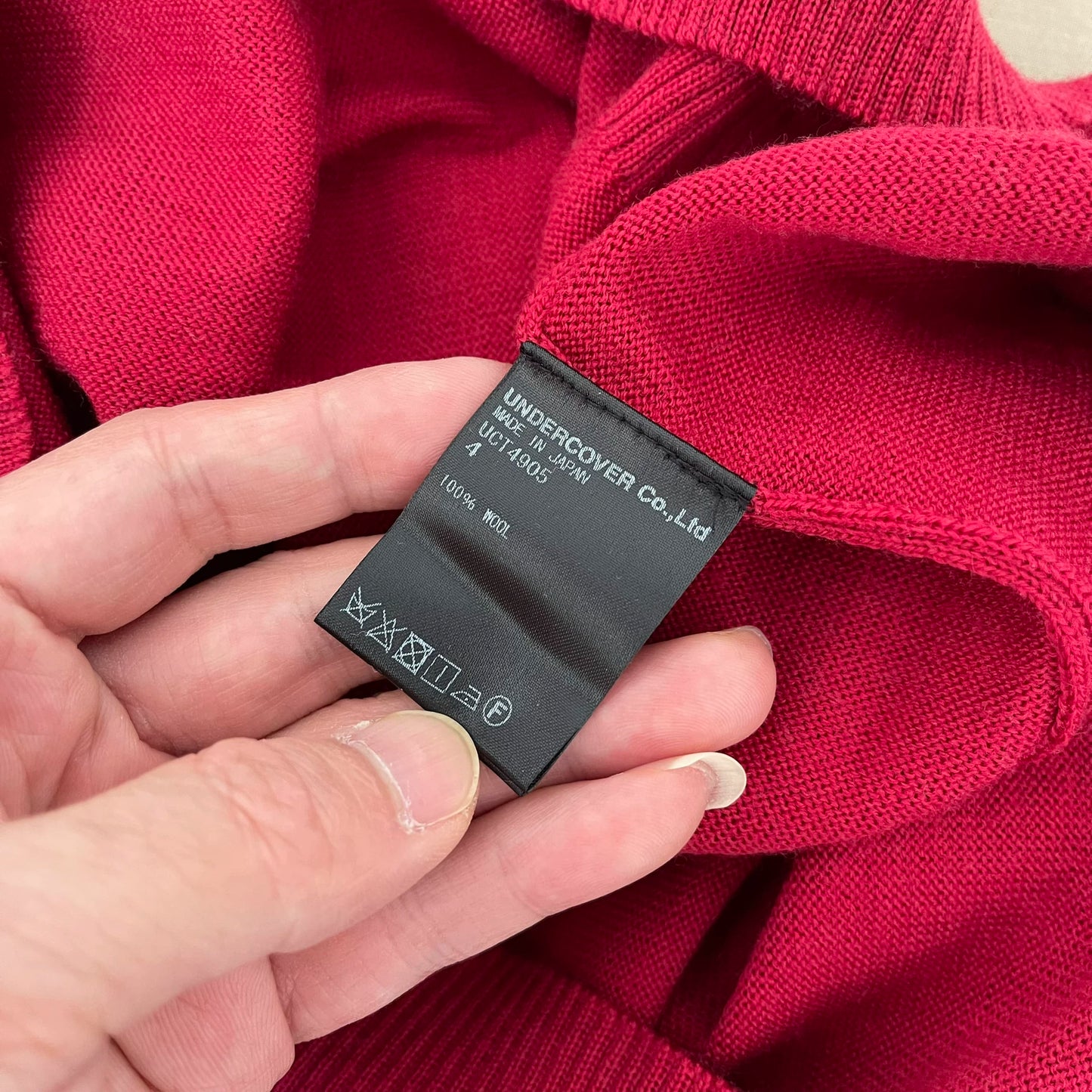 UnderCover Turtleneck Sweater 100% Wool