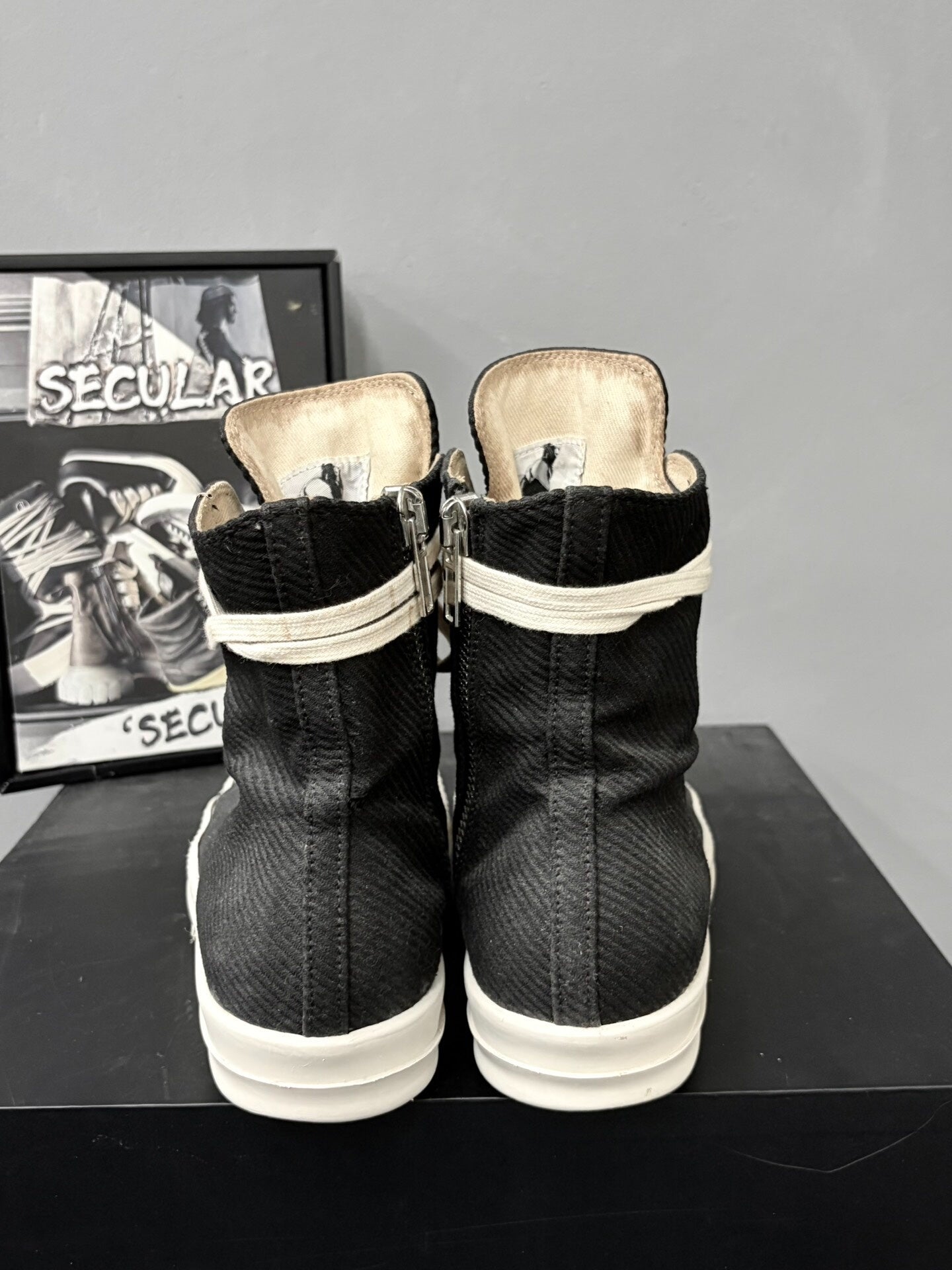 Rick Owens Drkshdw Canvas High-Top