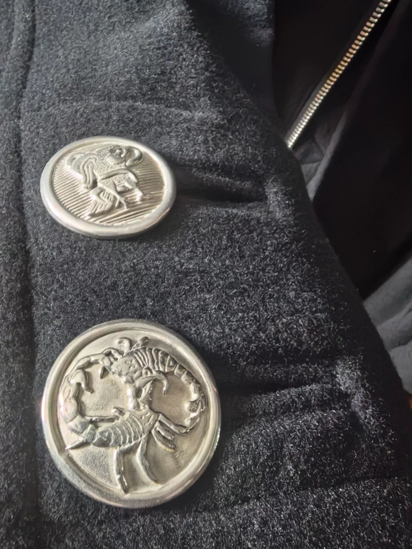 Yohji Yamamoto 19AW Limited Silver Buckle Coat
