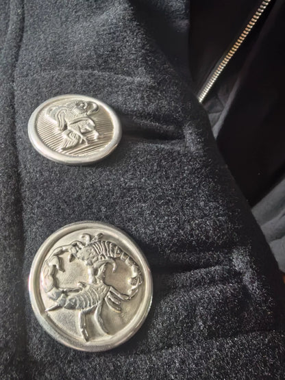 Yohji Yamamoto 19AW Limited Silver Buckle Coat