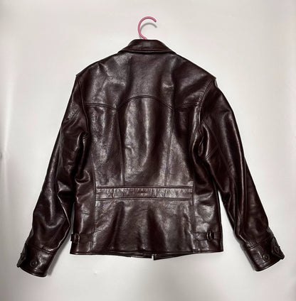 rainbow country vintage leather jacket 1930s